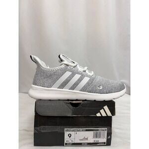 Adidas Cloudfoam Pure 2.0 Grey White Running Shoes H04756 Womens 9
